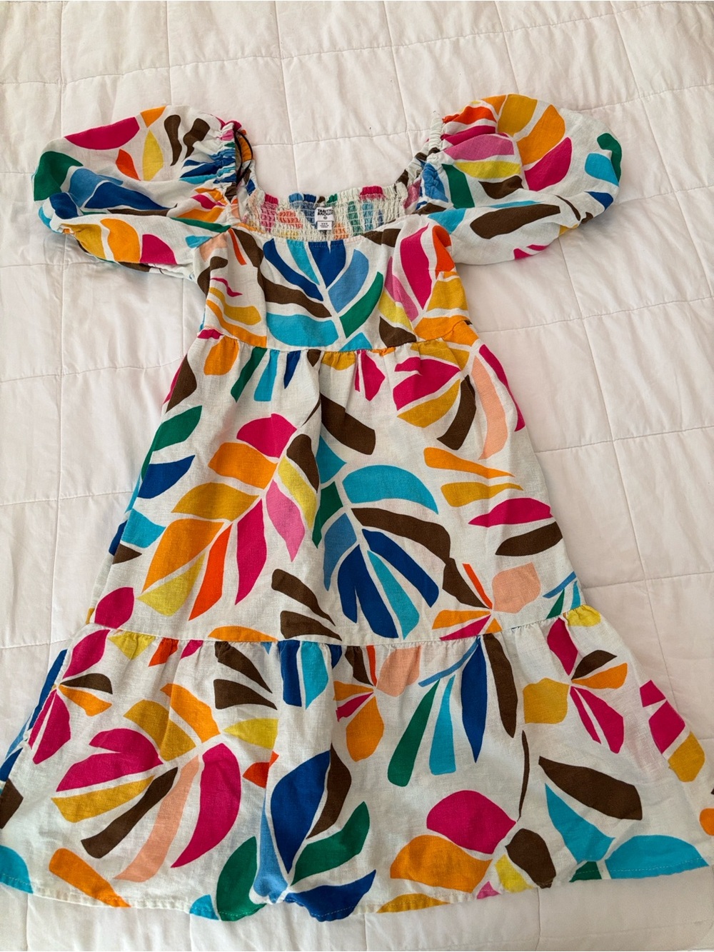 Tabitha Brown botanical print dress Sz XXS